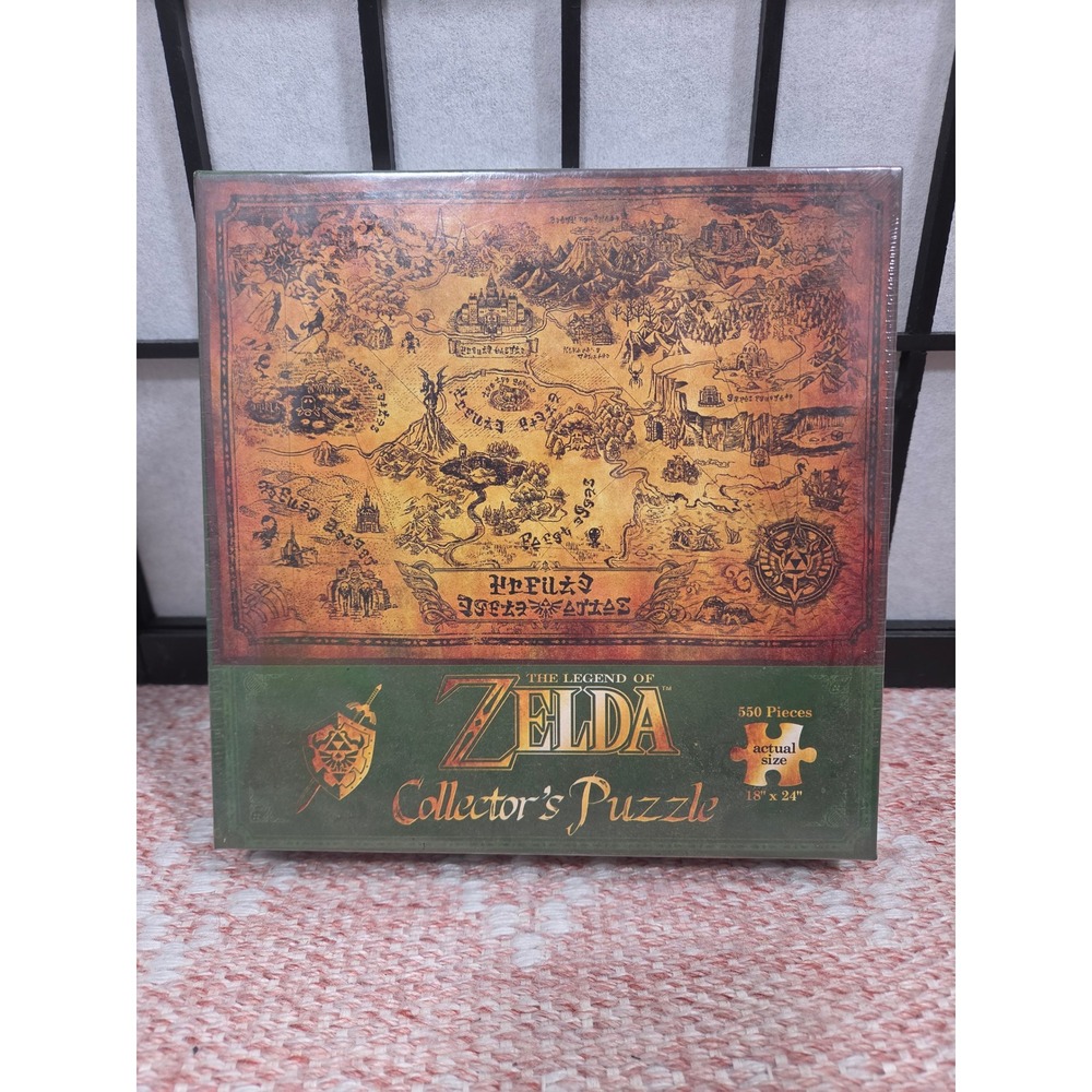 The Legend of Zelda Hyrule Map Collector's Puzzle 550 Pieces USAopoly New Sealed